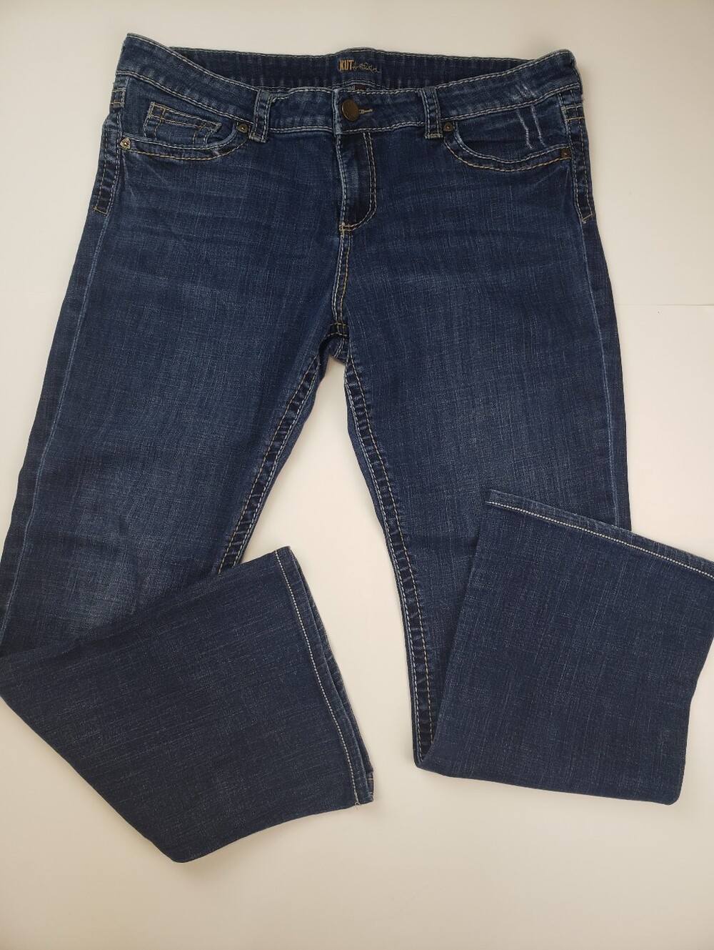 Kut from the Kloth Natalie Bootcut Jeans Women's Size 16 Dark Wash